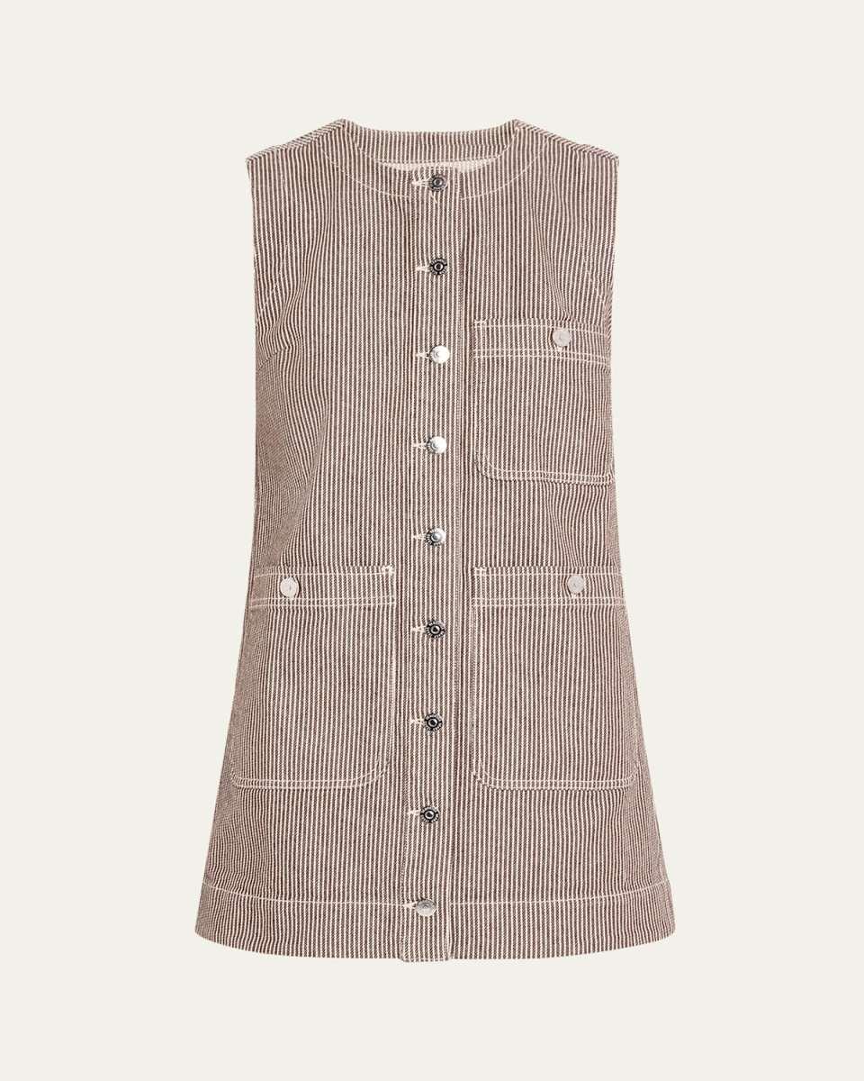 Oakley Mini Striped Shift Dress